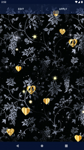 اسکرین شات 8 برنامه Gold Hearts 4K Wallpaper