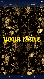 اسکرین شات 2 برنامه Gold Hearts 4K Wallpaper