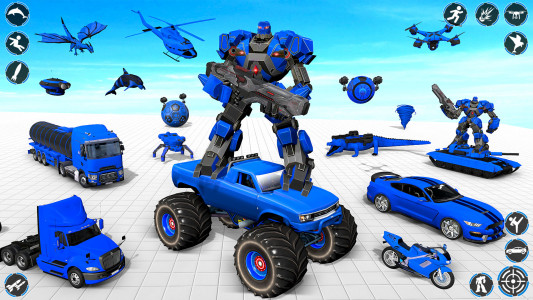 اسکرین شات برنامه Dolphin Robot Transform Wars 2
