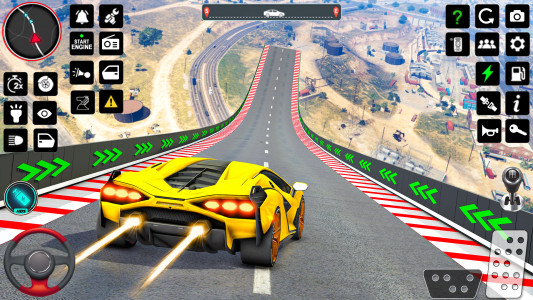 اسکرین شات بازی Crazy Car Stunts: Ramp Car 4