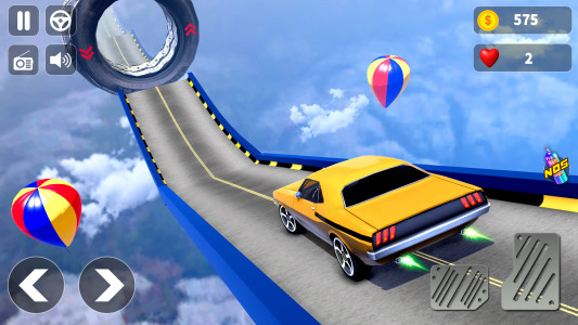 اسکرین شات بازی Car Stunts: Car Offline Games 3