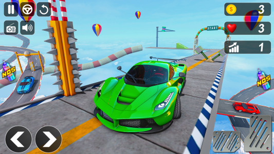 اسکرین شات بازی GT Car Stunts: Ramp Car Games 4