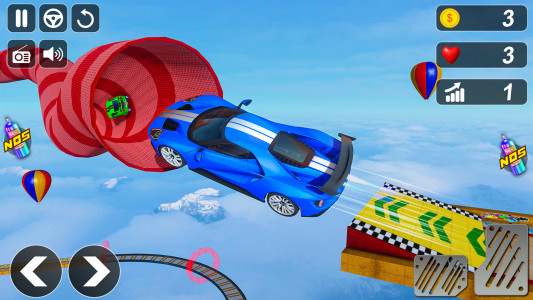 اسکرین شات بازی GT Car Stunts: Ramp Car Games 7