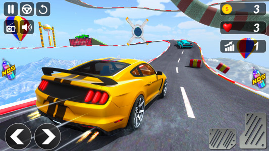 اسکرین شات بازی Car Stunts: Car Offline Games 3