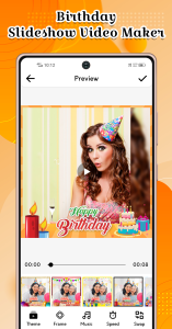 اسکرین شات 8 برنامه Birthday Song Video Maker