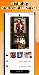 اسکرین شات 7 برنامه Birthday Song Video Maker