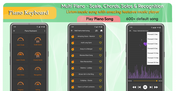 اسکرین شات 8 برنامه Piano Keyboard