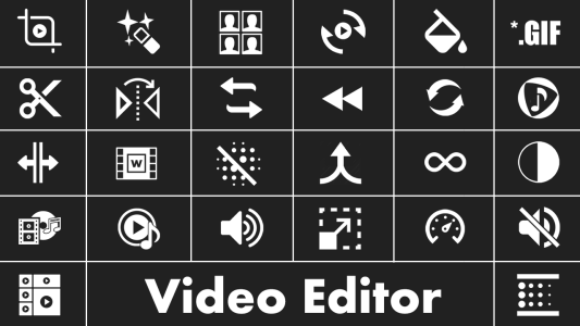 اسکرین شات 1 برنامه Video Editor With Music