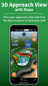 اسکرین شات برنامه GolfLogix Golf GPS + 3D Putts 4