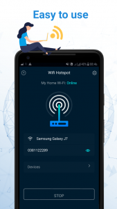 اسکرین شات برنامه WiFi Hotspot, Personal hotspot 3