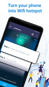 اسکرین شات 5 برنامه WiFi Hotspot, Personal hotspot