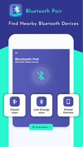 اسکرین شات برنامه Bluetooth Pair : Bluetooth Finder & Scanner 1