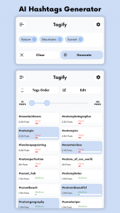 اسکرین شات 1 برنامه Tagify: hashtags for Instagram