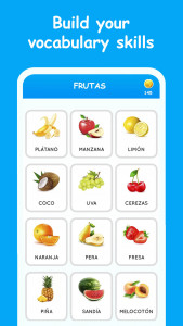 اسکرین شات برنامه Learn Spanish for beginners 2
