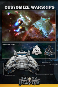 اسکرین شات بازی Galaxy Reavers - Starships RTS 3