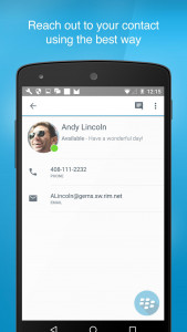 اسکرین شات 4 برنامه BlackBerry Connect