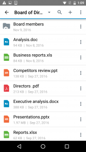 اسکرین شات 1 برنامه BlackBerry Workspaces Dynamics