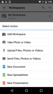 اسکرین شات 2 برنامه BlackBerry Workspaces Dynamics