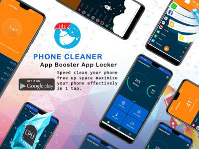 اسکرین شات برنامه Phone Cleaner App-Booster, Battery saver, App lock 1