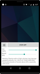 اسکرین شات 2 برنامه Volume Booster GOODEV