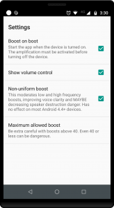 اسکرین شات 4 برنامه Volume Booster GOODEV