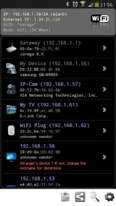 اسکرین شات برنامه Network IP Scanner 1