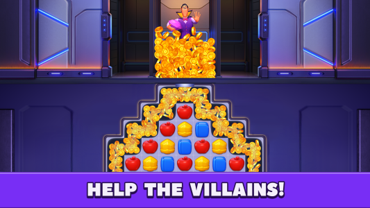 اسکرین شات 1 بازی Match Villains