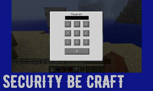 اسکرین شات 1 برنامه Security Craft Mod Minecraft