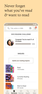 اسکرین شات 3 برنامه Goodreads: Book Reviews