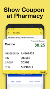 اسکرین شات برنامه GoodRx: Prescription Drugs Discounts & Coupons App 4