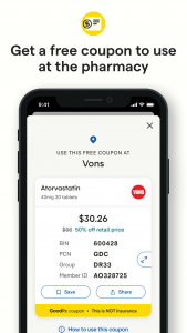 اسکرین شات 4 برنامه GoodRx: Prescription Coupons