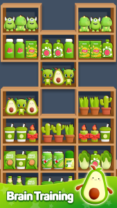 اسکرین شات 2 بازی Goods Trio 3D: Sorting Game