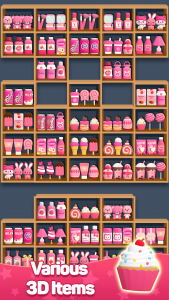 اسکرین شات 1 بازی Goods Trio 3D: Sorting Game