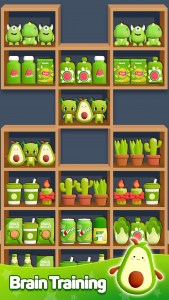 اسکرین شات 2 بازی Goods Trio 3D: Sorting Game
