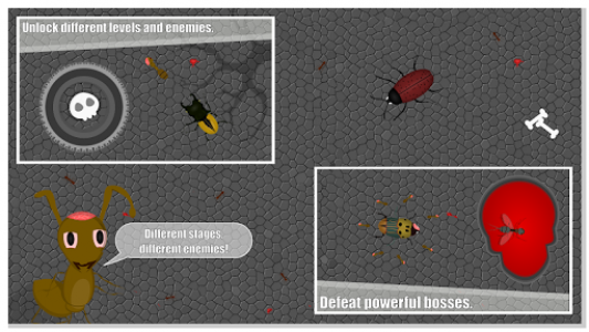 اسکرین شات بازی Ant Evolution Forever : Squash bug swarm & evolve 2