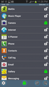 اسکرین شات برنامه Security lock - App lock 2