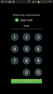 اسکرین شات برنامه Security lock - App lock 1