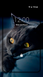 اسکرین شات برنامه Black Cat Wallpaper Full HD (backgrounds & themes) 8