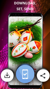 اسکرین شات 3 برنامه Easter wallpapers on phone