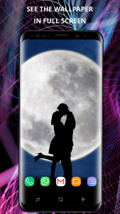 اسکرین شات 2 برنامه Romantic wallpaper