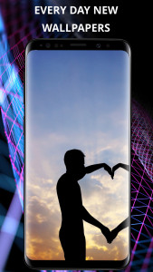 اسکرین شات 1 برنامه Romantic wallpaper