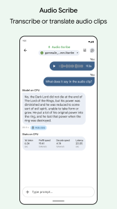 اسکرین شات 3 برنامه Google AI Edge Gallery