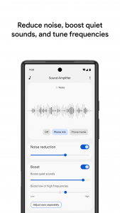 اسکرین شات برنامه Sound Amplifier 4