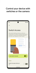 اسکرین شات 1 برنامه Switch Access