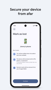 اسکرین شات 3 برنامه یافتن گوشی دزدیده شده (google find my device)