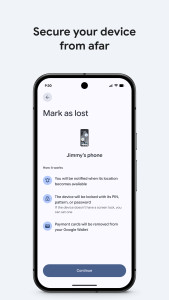 اسکرین شات 3 برنامه یافتن گوشی دزدیده شده (google find my device)