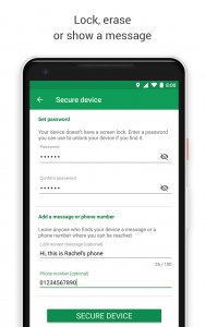 اسکرین شات برنامه یافتن گوشی دزدیده شده (google find my device) 3