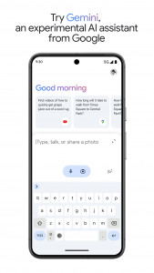 اسکرین شات برنامه Google Gemini 2