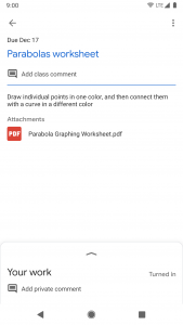 اسکرین شات 6 برنامه Google Classroom
