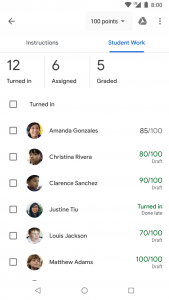 اسکرین شات برنامه Google Classroom 4